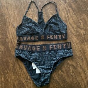 Savage Fenty 2 piece underwear set.